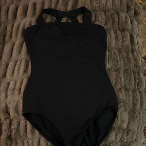 Chic Black Halter Bodysuit